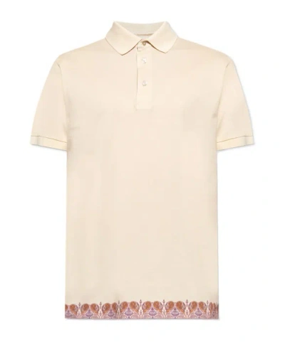 ETRO ETRO PAISLEY MOTIF-ADORNED POLO SHIRT