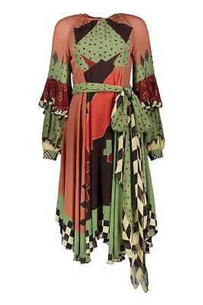 ETRO ETRO SILK ASYMMETRIC DRESS
