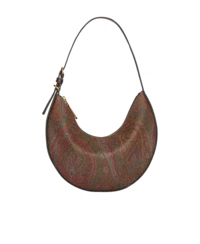 ETRO ETRO PAISLEY PRINTED SMALL ETRO ESSENTIAL HOBO BAG