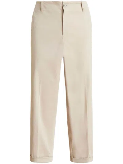 ETRO STRAIGHT-LEG CROPPED TROUSERS