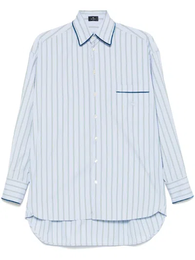 ETRO STRIPED POPLIN SHIRT