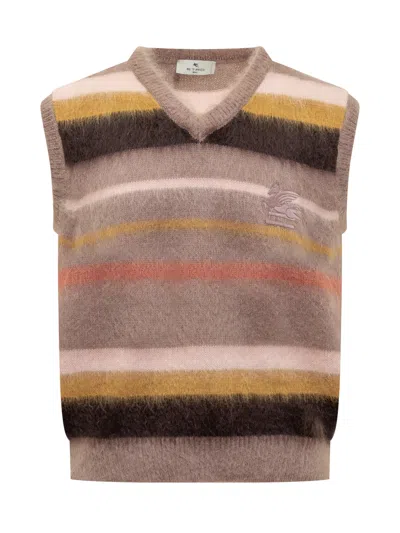 ETRO VEST WITH STRIPE PATTERN