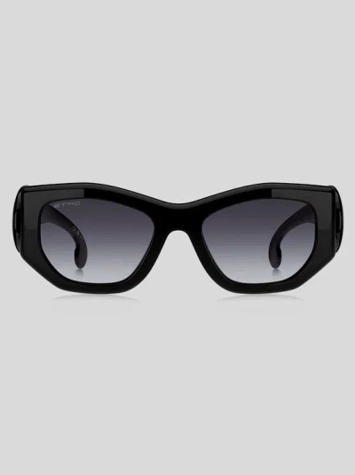 ETRO PAISLEY SUNGLASSES, WOMAN, BLACK