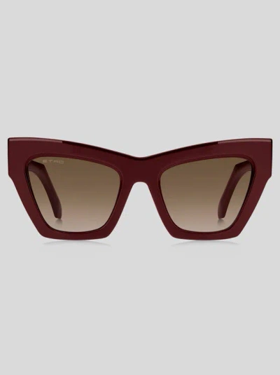 ETRO SCREEN SUNGLASSES, WOMAN, BURGUNDY
