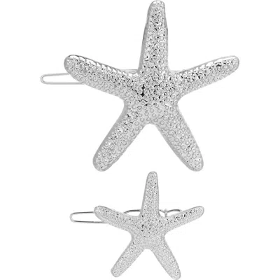 ETTIKA ETTIKA BEACHCOMBER SET OF 2 BARRETTES