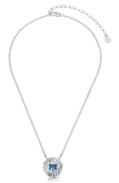 ETTIKA ETTIKA CRYSTAL SHELL PENDANT NECKLACE