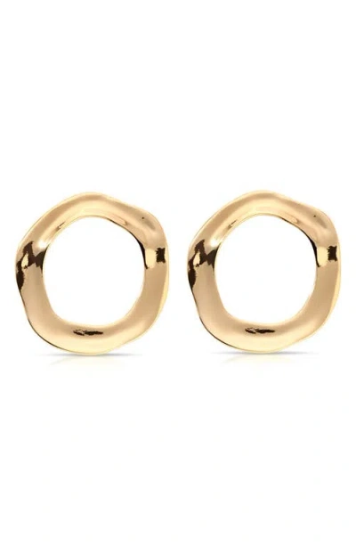 ETTIKA ETTIKA OPEN CIRCLE DROP EARRINGS