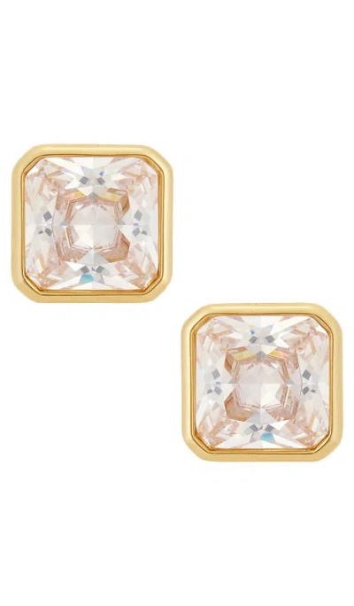 ETTIKA RADIANT GEM STUD EARRINGS