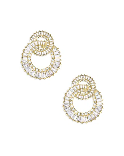 ETTIKA ROTATING CIRCLES CRYSTAL EARRINGS