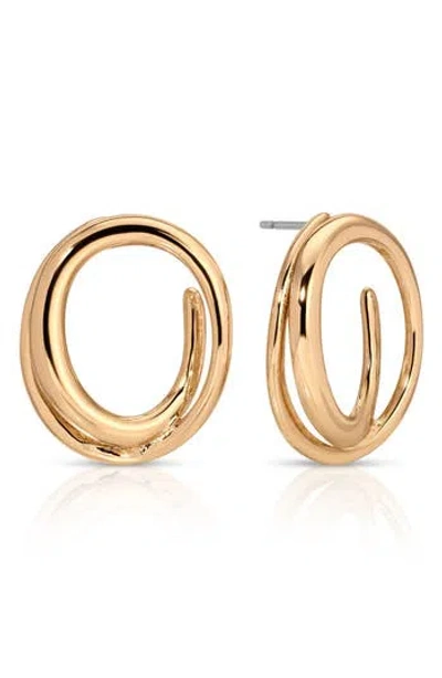 ETTIKA ETTIKA SWIRL STUD EARRINGS