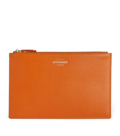 ETTINGER LEATHER CAPRA TRAVEL POUCH