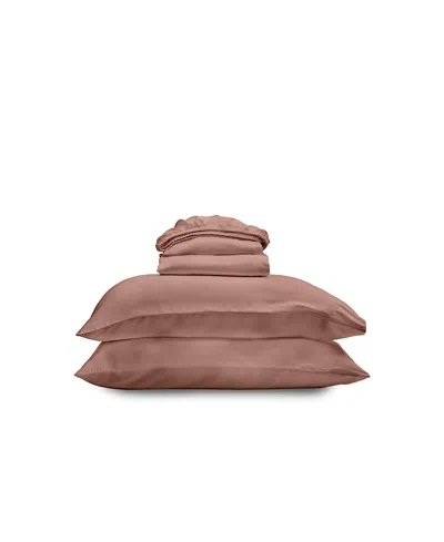 ETTITUDE ETTITUDE LUXE CLEANBAMBOO SATEEN+ SHEET SET, QUEEN