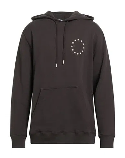 ETUDES STUDIO ÉTUDES MAN SWEATSHIRT DARK BROWN SIZE XXL ORGANIC COTTON