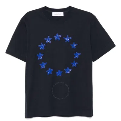 ETUDES STUDIO ETUDES STARS PRINT REGULAR COTTON T-SHIRT