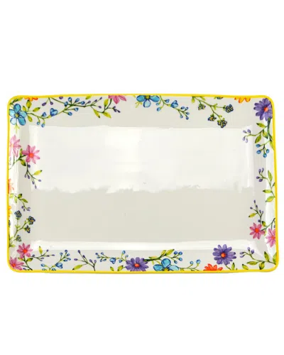 EURO CERAMICA EURO CERAMICA CHARLOTTE 16.5IN RECTANGULAR SERVING PLATTER