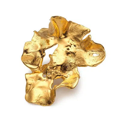 EVA REMENYI WOMEN'S SIMON RADVAN X EVA REMENYI HAIR TIE CHARM M GOLD