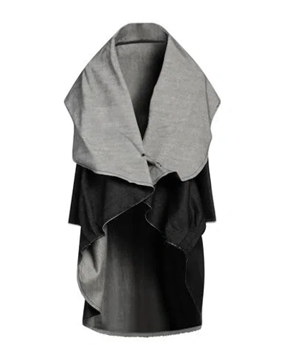 EVEN IF EVEN IF WOMAN DENIM OUTERWEAR BLACK SIZE 8 COTTON