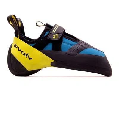 EVOLV EVOLV MENS X1 CLIMBING SHOES BLACK BLUE SPORTS