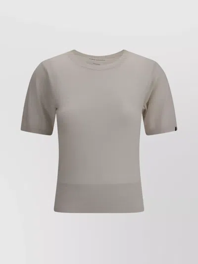 EXTREME CASHMERE STRUCTURED SHORT-SLEEVE KNITWEAR FOR ALL SEASONS
