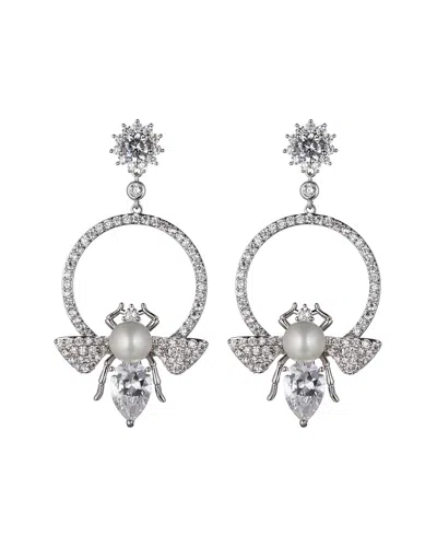 EYE CANDY LA EYE CANDY LA LUXE COLLECTION CZ GLAM BEE DROP EARRINGS