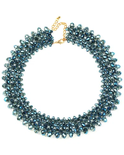 EYE CANDY LA EYE CANDY LA SECRET BLUE NECKLACE