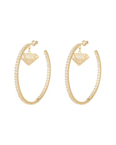 EYE CANDY LA EYE CANDY LA THE LUXE COLLECTION CZ MONTI HOOPS