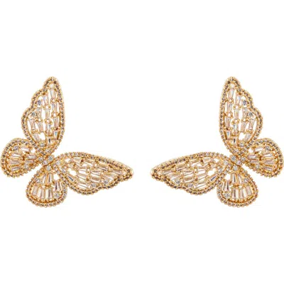 EYE CANDY LOS ANGELES EYE CANDY LOS ANGELES FREEDA BUTTERFLY WING STUD EARRINGS