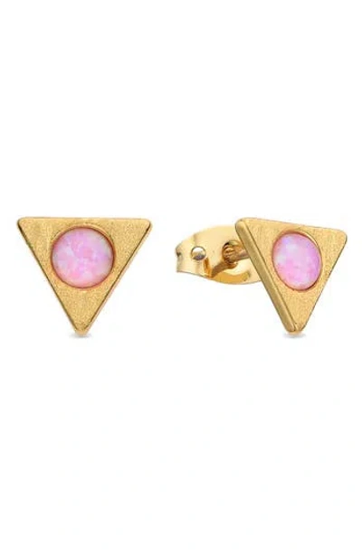 EYE CANDY LOS ANGELES EYE CANDY LOS ANGELES TRIANGLE STUD EARRINGS