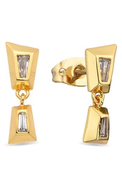 EYE CANDY LOS ANGELES EYE CANDY LOS ANGELES ZELIE CUBIC ZIRCONIA DROP EARRINGS