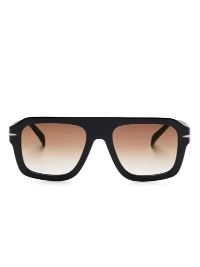 EYEWEAR BY DAVID BECKHAM PILOT-FRAME SUNGLASSES