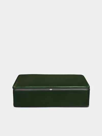 F. HAMMANN LEATHER UTENSILS BOX