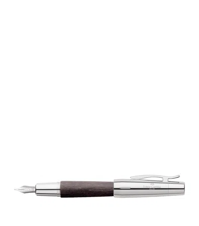 FABER CASTELL E-MOTION PEARWOOD FOUNTAIN PEN