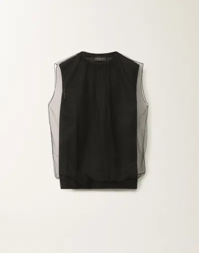 FABIANA FILIPPI FABIANA FILIPPI  - WOMAN KNITWEAR BLACK IT 46