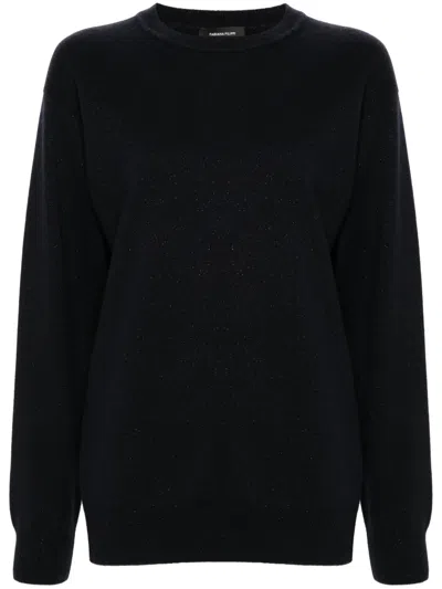FABIANA FILIPPI CREW-NECK GLITTERED JUMPER