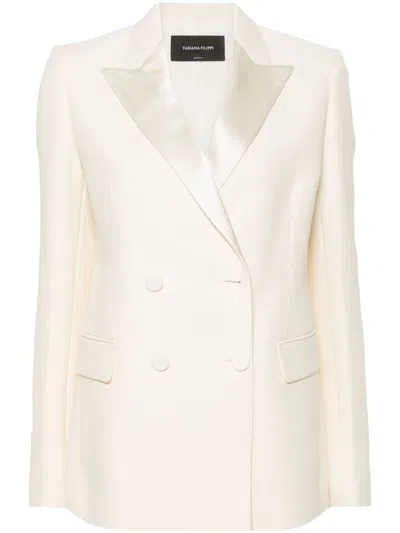 FABIANA FILIPPI DOUBLE-BREASTED CREPE BLAZER