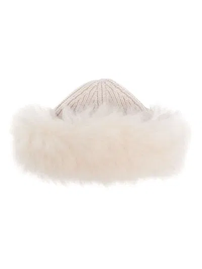 FABIANA FILIPPI FABIANA FILIPPI FAUX FUR BEANIE