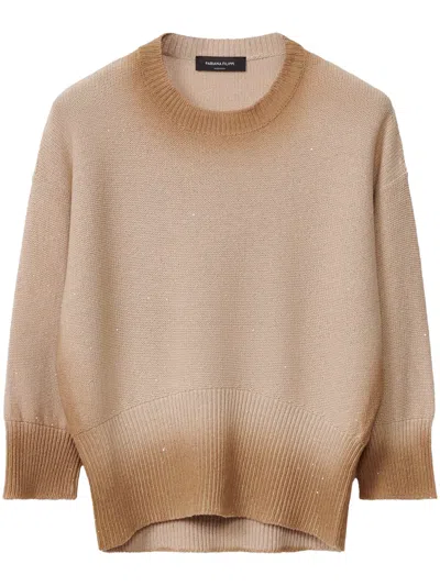 FABIANA FILIPPI GRADIENT-EFFECT SWEATER