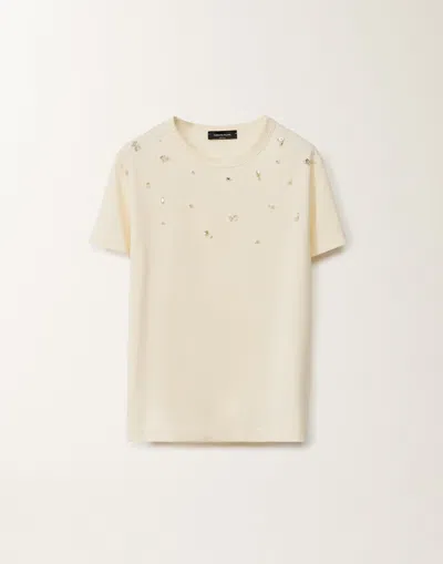 FABIANA FILIPPI FABIANA FILIPPI  - WOMAN T-SHIRTS & TOPS VANILLA IT 48