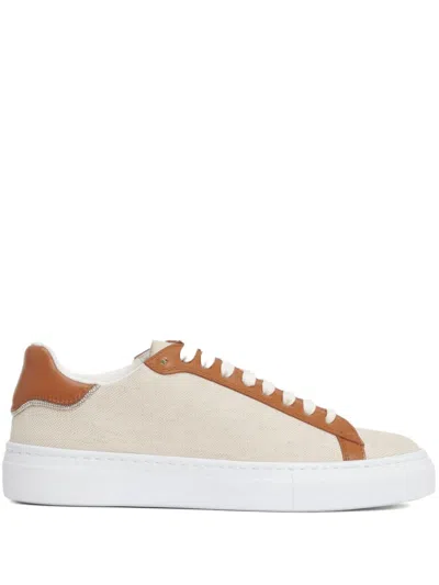 FABIANA FILIPPI LACE-UP TWO-TONE SNEAKERS