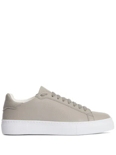 FABIANA FILIPPI LEATHER LACE-UP SNEAKERS