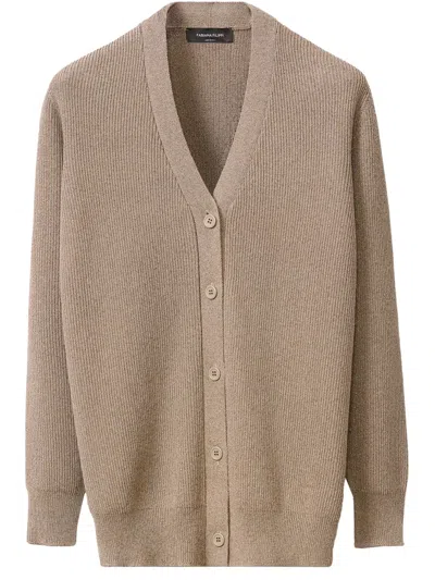 FABIANA FILIPPI RIBBED CARDIGAN