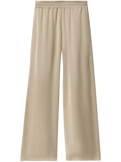FABIANA FILIPPI SATIN WIDE-LEG TROUSERS