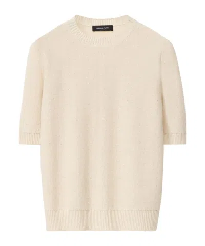 FABIANA FILIPPI FABIANA FILIPPI SEQUINNED SHORT SLEEVED CREWNECK JUMPER