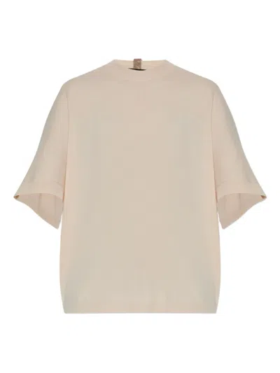 FABIANA FILIPPI SILK-BLEND T-SHIRT