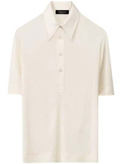 FABIANA FILIPPI SILK POLO TOP