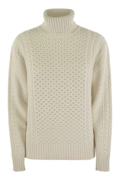 FABIANA FILIPPI FABIANA FILIPPI TURTLENECK JUMPER WITH SPECIAL WORKMANSHIP