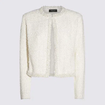 FABIANA FILIPPI WHITE COTTON KNITWEAR