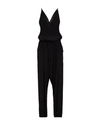 FABIANA FILIPPI FABIANA FILIPPI WOMAN JUMPSUIT BLACK SIZE 8 ACETATE, SILK