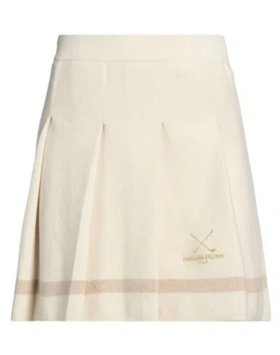 FABIANA FILIPPI FABIANA FILIPPI WOMAN MINI SKIRT BEIGE SIZE 6 CASHMERE