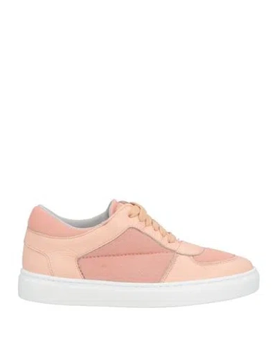 FABIANA FILIPPI FABIANA FILIPPI WOMAN SNEAKERS ANTIQUE ROSE SIZE 8 TEXTILE FIBERS, LEATHER